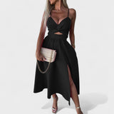 Cielo - Vestido Midi com Abertura — vista 7