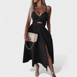 Cielo - Vestido Midi com Abertura — vista 6